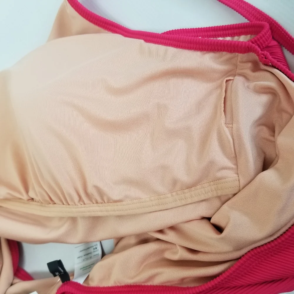 J Crew Ribbed One Strap One Piece Swimsuit Plus Size 24 NWT - Picture 7 of 9